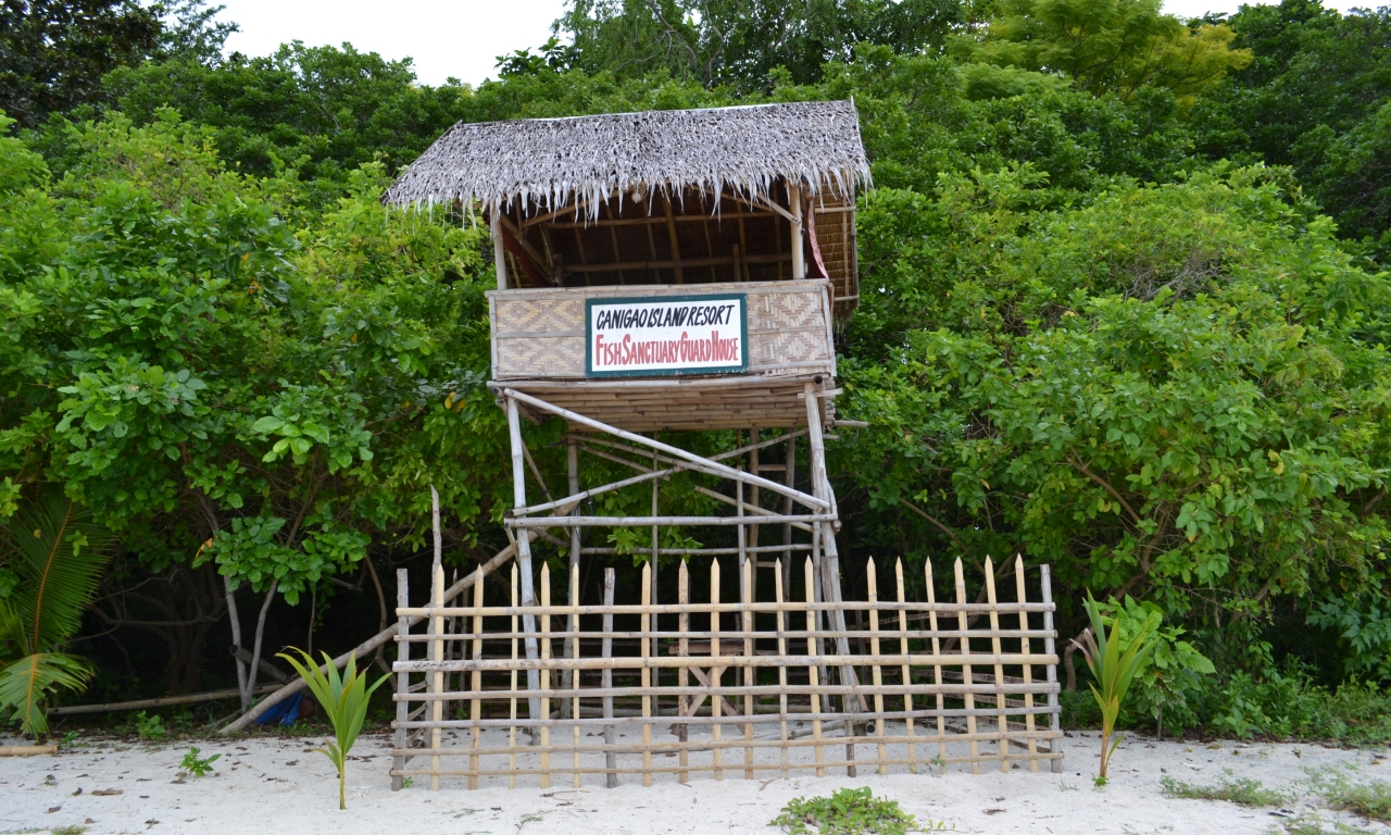 Canigao Island Resort, Fish Sanctuary Guard House, Leyte, Philippines 5:4