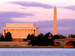 Washington Monument and Lincoln Memorial, Washington DC, 4:3