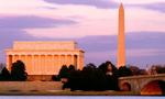 Washington Monument and Lincoln Memorial, Washington DC 5:3