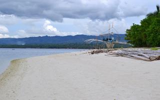 Dry Docked on a Beach on Canigao Island, Leyte, Philippines
