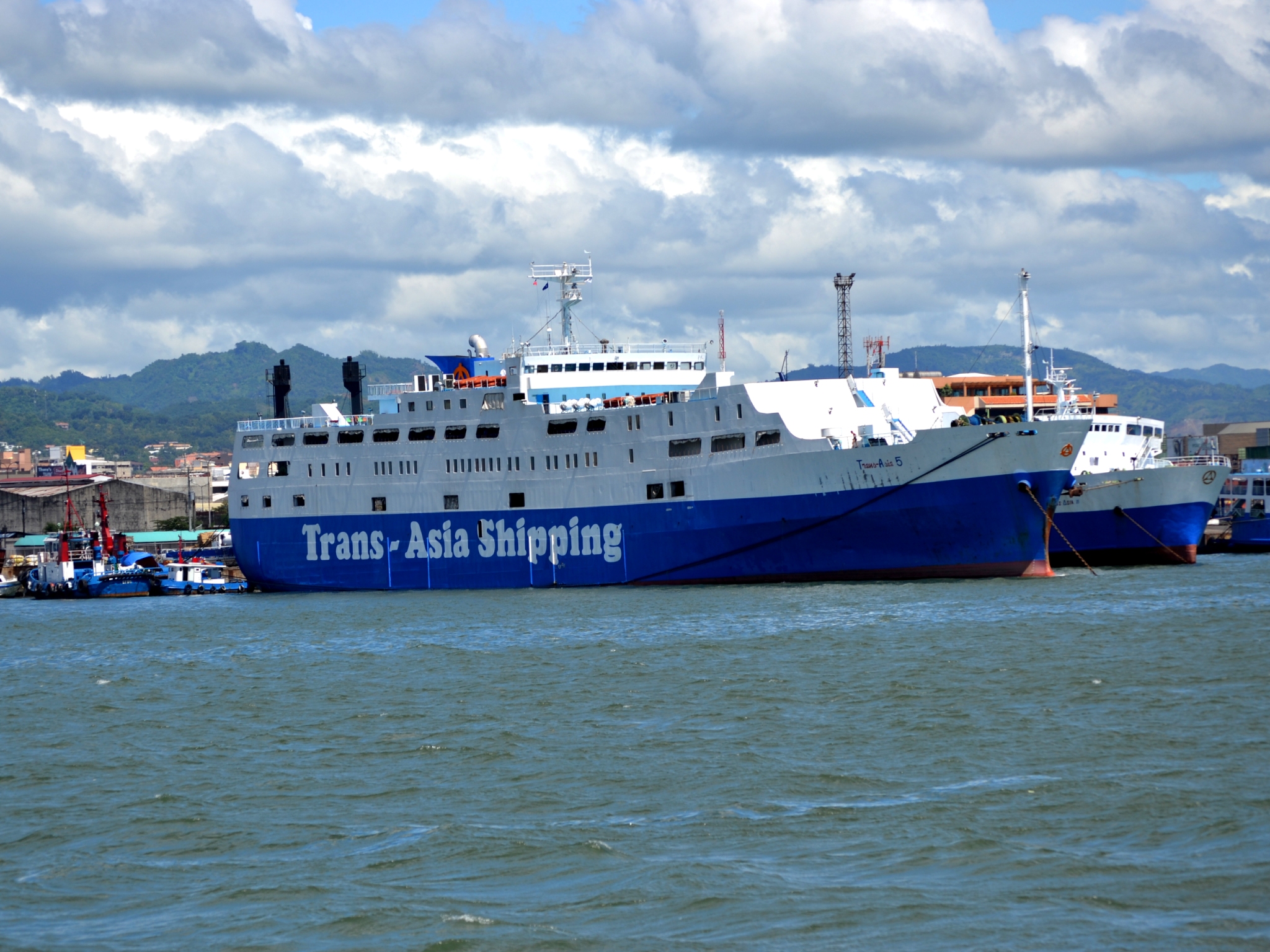 Trans-Asia Shipping Vessel Docked At The Cebu Port, Philippines, 43
