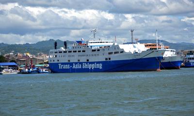 Trans-Asia Shipping Vessel Docked At The Cebu Port, Philippines, 53
